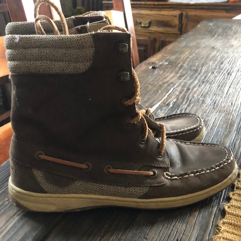 High Top Sperry Shoes